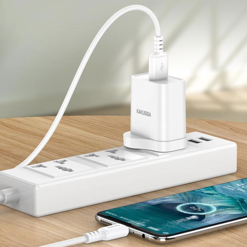 USB кабель Kakusiga KSC-982 Micro (1м/3A)- білий