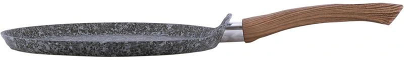 Сковорода для млинців Kamille Grey Marble Ø28см індукційна з антипригарним покриттям