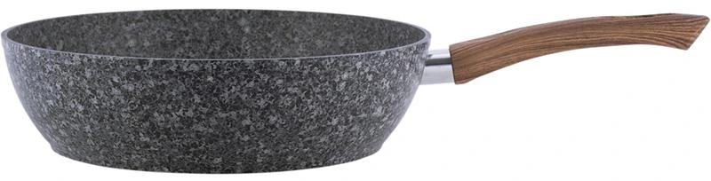 Сковорода-сотейник Kamille Grey Marble Ø24см індукційна з антипригарним покриттям
