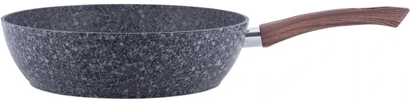 Сковорода-сотейник Kamille Grey Marble Ø28см індукційна з антипригарним покриттям
