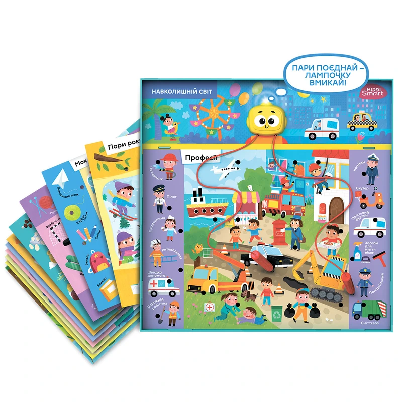 Електронна логічна гра KIDDI SMART – ВІКТОРИНА НАВКОЛИШНІЙ СВІТ S2