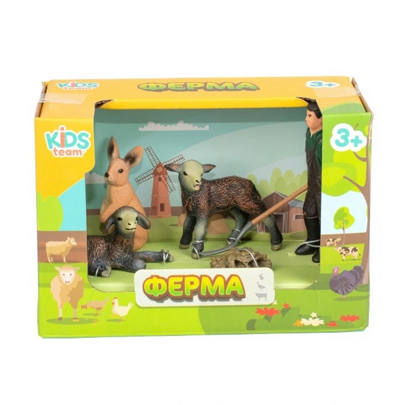 Дитячий іграшковий набір "Ферма" Q9899-T7_2 вівці, кролик, фермер