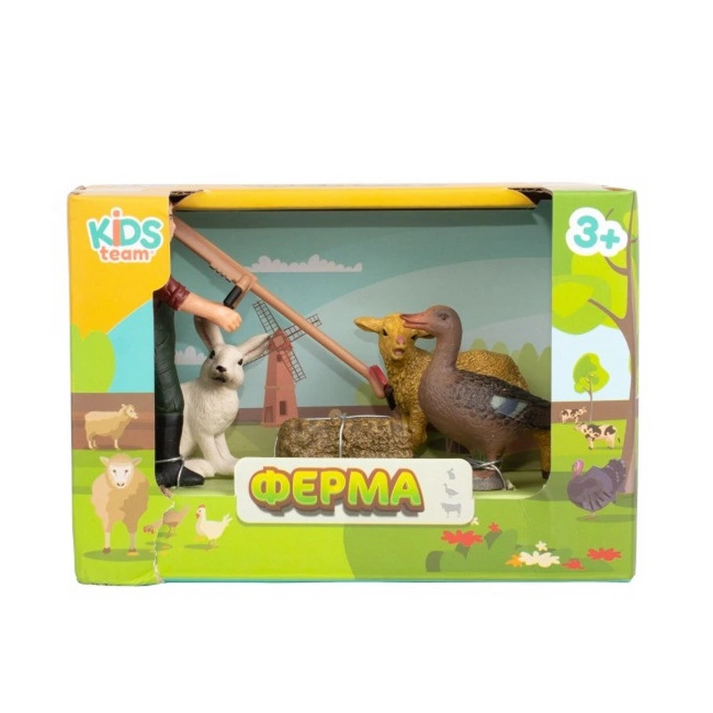 Дитячий іграшковий набір "Ферма" Q9899-T7_6 качка, вівця, кролик