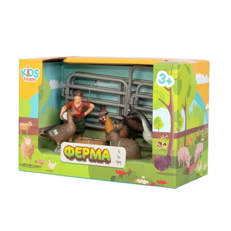 Дитячий іграшковий набір "Ферма" Q9899-X14_3 гусак, качка, півень