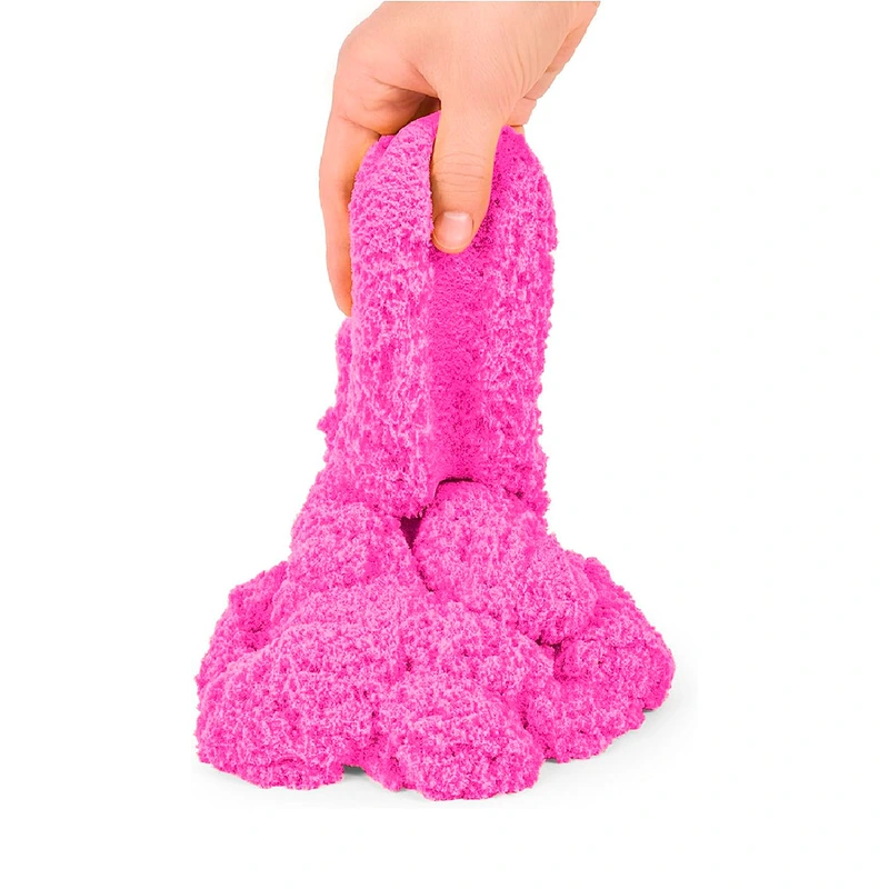 Пісок для дитячої творчості - KINETIC SAND COLOUR (рожевий, 907 g)