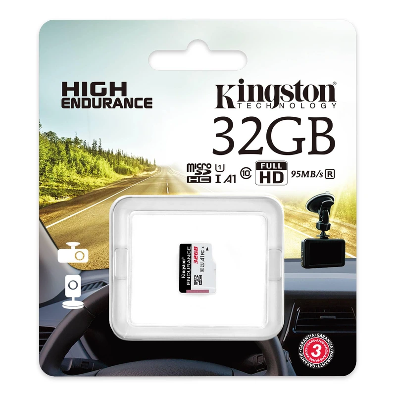 Карта пам'яті microSDHC (UHS-1 U1) Kingston Endurance 32Gb class 10 А1 (R95MB/s, W30MB/s)
