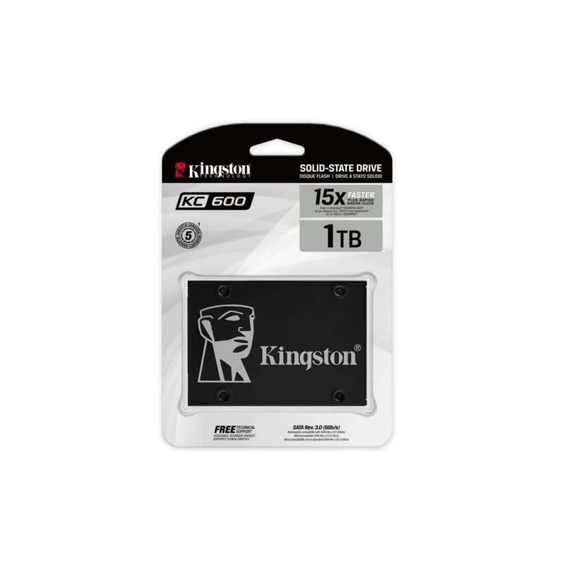Накопичувач SSD Kingston KC600 1024GB 2.5" SATAIII