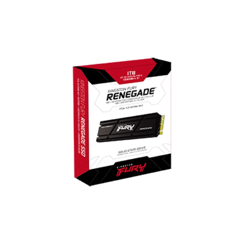 Накопичувач SSD M.2 Kingston FURY Renegade with Heatsink 1TB 2280 NVMe PCIe Gen 4.0 x4 3D TLC NAND