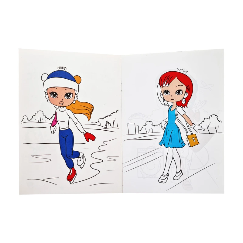 Дитяча розмальовка "Все про принцес" 402801 серія 3