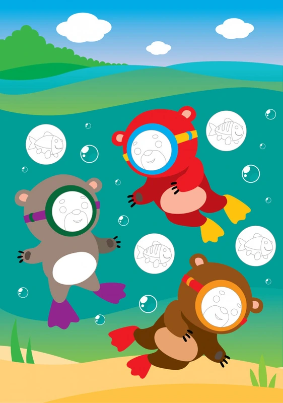 Розвиваюча велика книга "Ліс" 403617 з наклейками