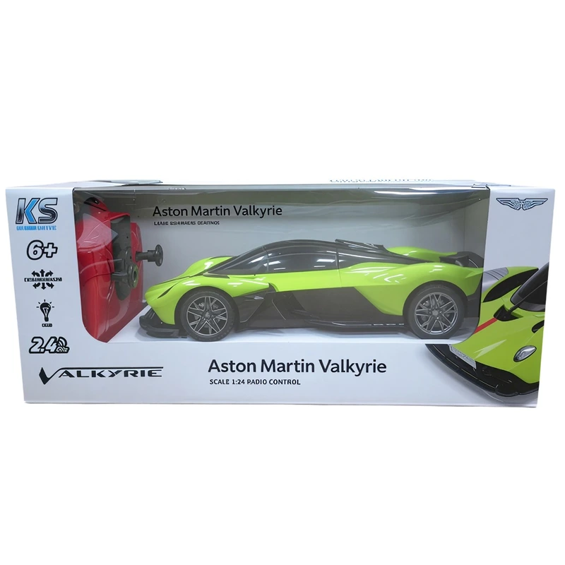 Автомобіль KS DRIVE на р/к - ASTON MARTIN VALKYRIE (1:24, 2.4 ГГц, зелений)
