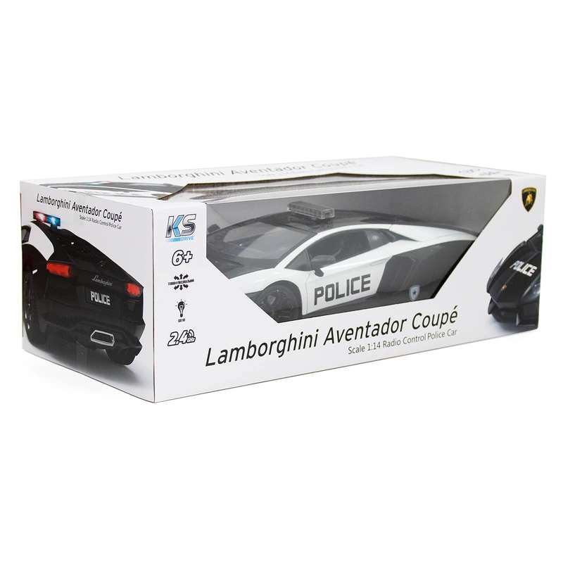 Автомобіль KS DRIVE на р/к - LAMBORGHINI AVENTADOR POLICE (1:14, 2.4Ghz)