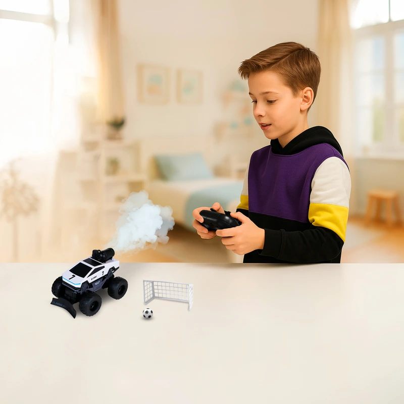 Автомобіль SPRAY CAR на р/к – CYBER RIDE (білий, 1:24, 2.4 ГГц, акум. 3,7 V, вихлопна пара)