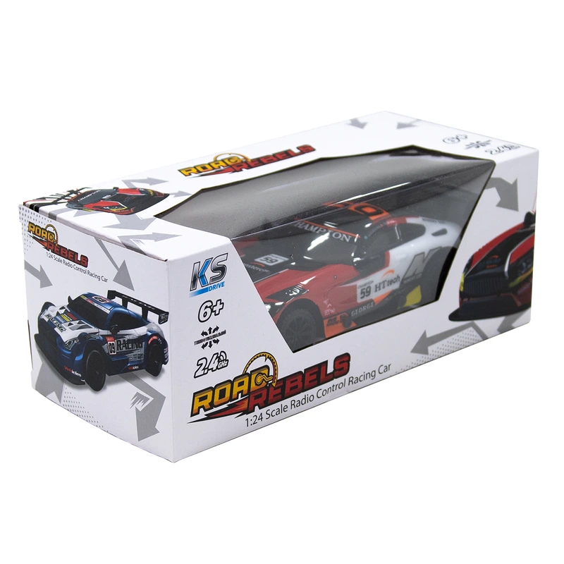 Автомобіль KS DRIVE на р/к – ROAD REBELS (1:24, 2.4 ГГц (Ghz), червоний)
