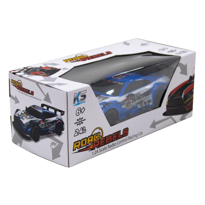 Автомобіль KS DRIVE на р/к – ROAD REBELS (1:24, 2.4 ГГц (Ghz), блакитний)