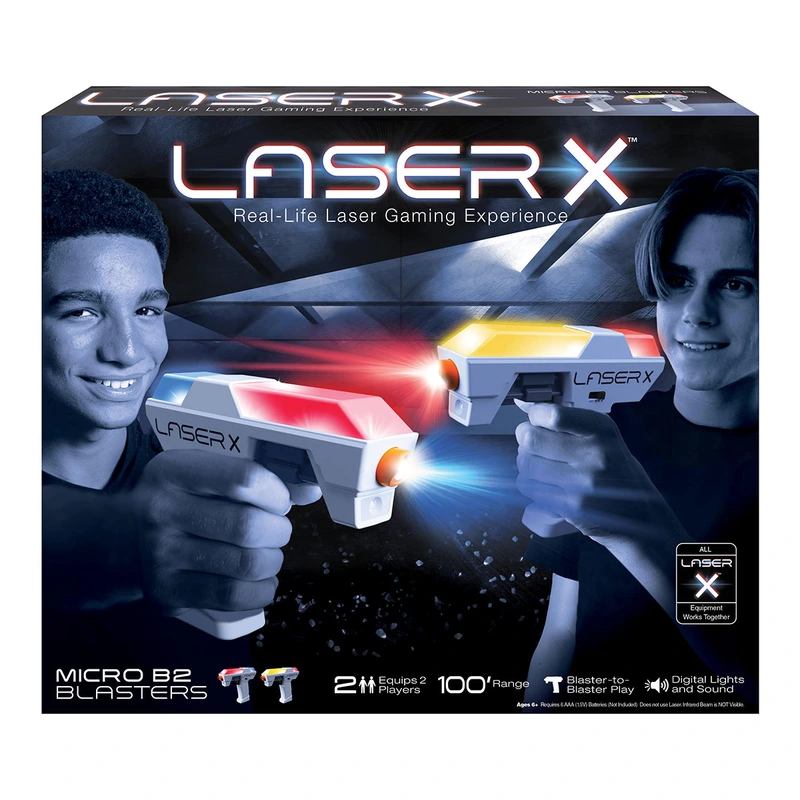 Ігровий набір для лазерних боїв - LASER X MICRO ДЛЯ ДВОХ ГРАВЦІВ — фото 5