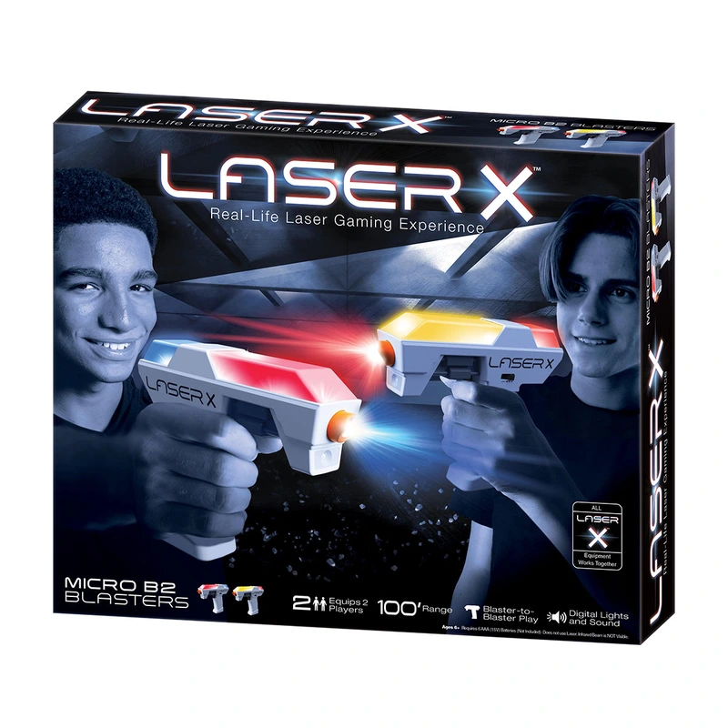 Ігровий набір для лазерних боїв - LASER X MICRO ДЛЯ ДВОХ ГРАВЦІВ — фото 6