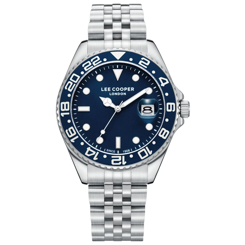 Чоловічий водостійкий годинник Lee Cooper Daytona Blue