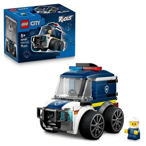 Конструктор LEGO City Автівки — Поліцейська вантажівка 71 Деталь (60481)