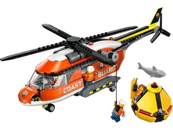 Конструктор LEGO City Гелікоптер берегової охорони 551 Деталь ( 60503 )