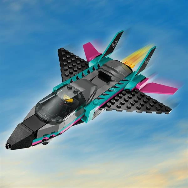 Конструктор LEGO City Реактивний літак проти автомобіля 259 Деталей (60489)