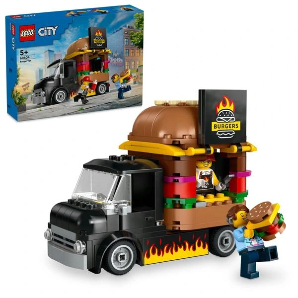 Конструктор LEGO City Вантажівка з гамбургерами 194 деталі (60404)