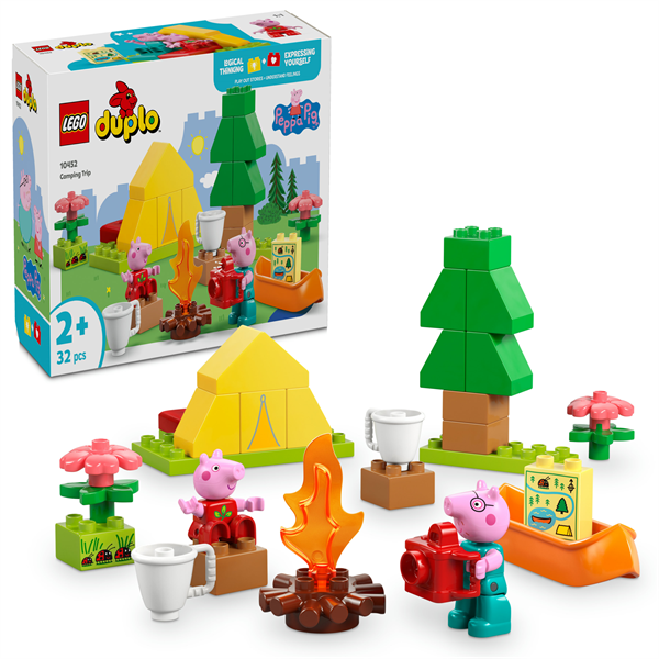 Конструктор LEGO DUPLO Свинка Пеппа Туристичний похід 32 деталі (10452)