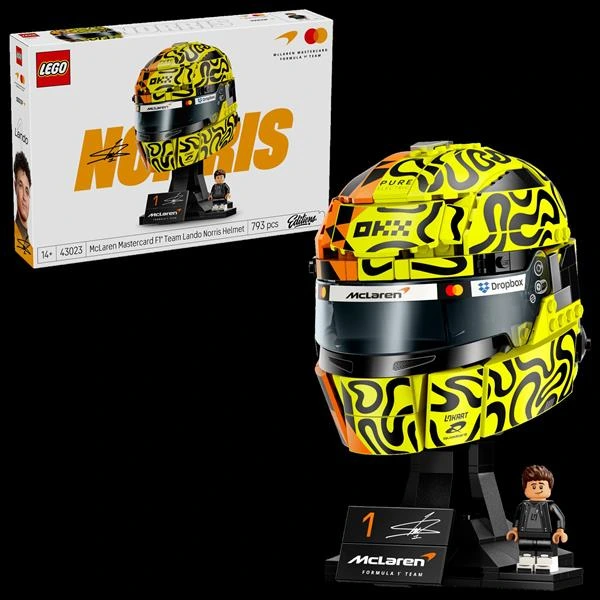 Конструктор LEGO® Editions Шлем Ландо Норриса з команди McLaren, 793 деталі (43023)