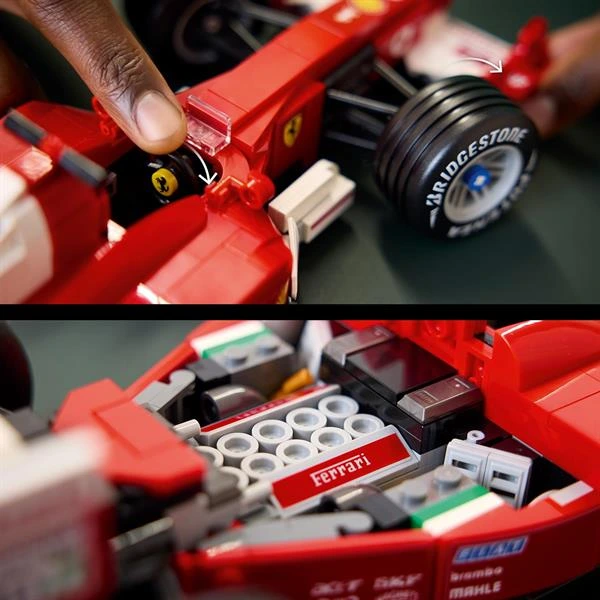 Конструктор LEGO® Icons Ferrari F2004 та Michael Schumacher 735 деталей (11375)