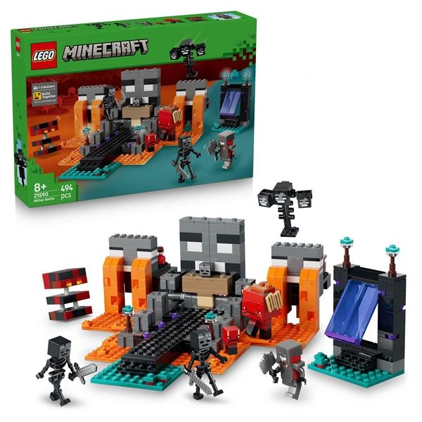 Конструктор LEGO Minecraft Битва за Візер 494 Деталі (21590)