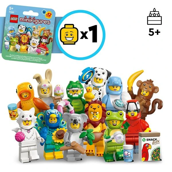 Конструктор LEGO Minifigures Тварини. Серія 28 7 Деталей ( 71051 )