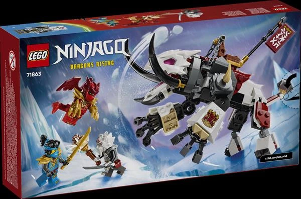 Конструктор LEGO® NINJAGO® Зільвар і дракон Гримтак, 232 деталі (71863)