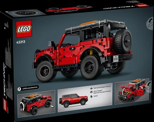 Конструктор LEGO Technic Позашляховик Ford Bronco SUV 943 деталі (42213)