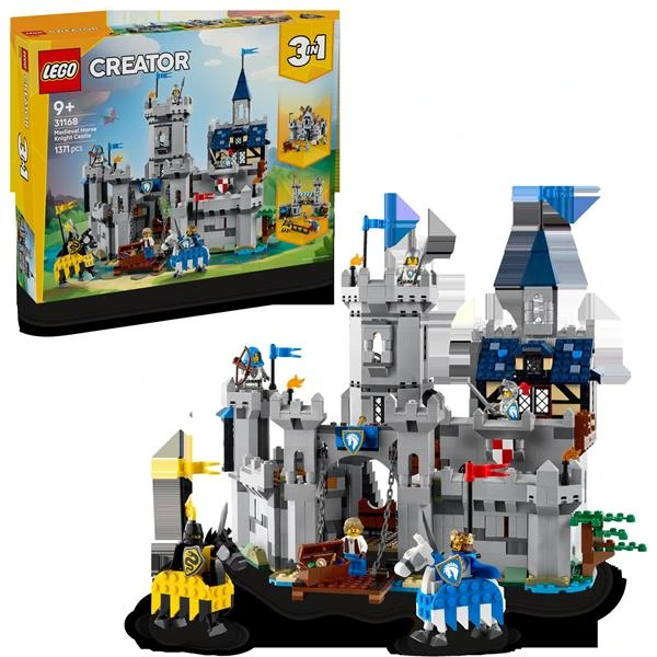 Конструктор LEGO Creator Середньовічний замок із лицарем на коні (31168)