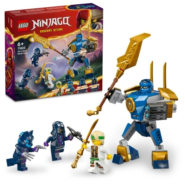 Конструктор LEGO NINJAGO Бойовий набір робота Джея 78 деталей (71805)