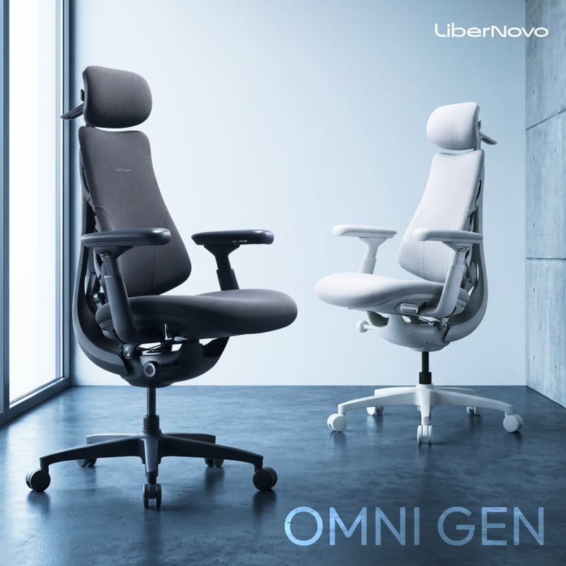Крісло офісне ергономічне LiberNovo Omni Gen Glacier 48 см — фото 16