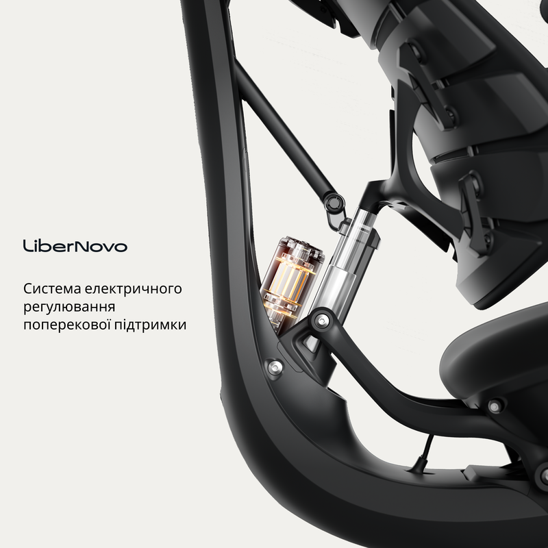 Крісло офісне ергономічне LiberNovo Omni Gen Graphite 48 см — фото 9