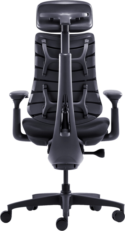 Крісло офісне ергономічне LiberNovo Omni Midnight Black 48 см
