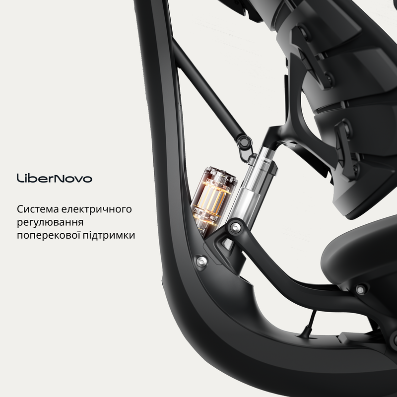 Крісло офісне ергономічне LiberNovo Omni Pro Graphite 48 см — фото 8