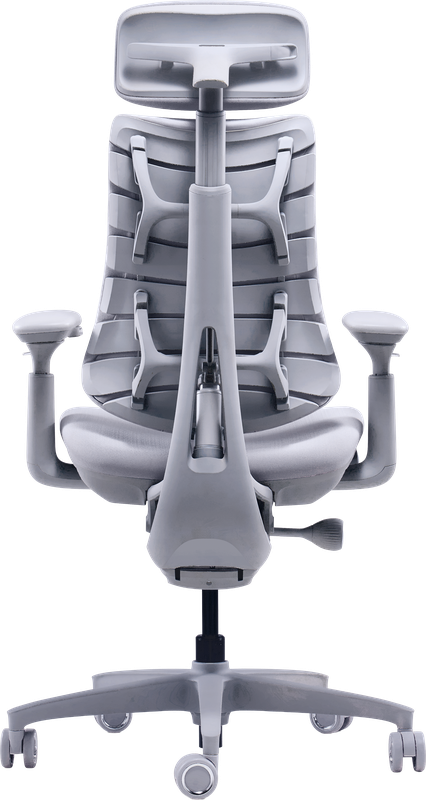Крісло офісне ергономічне LiberNovo Omni Space Gray 48 см