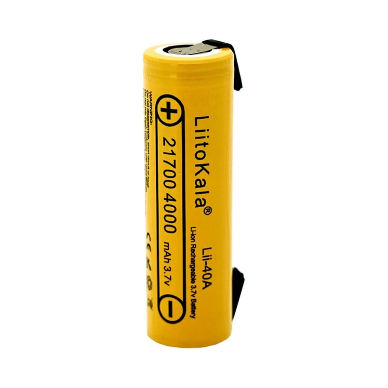 Акумулятор LiitoKala Lii-40A-N 21700 4000mah battery