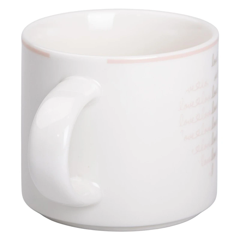 Кружка порцелянова 350 (мл) для кави та чаю Біла RX-N240126W