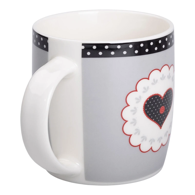 Кружка порцелянова 400 (мл) для чаю та кави RX-N240147G