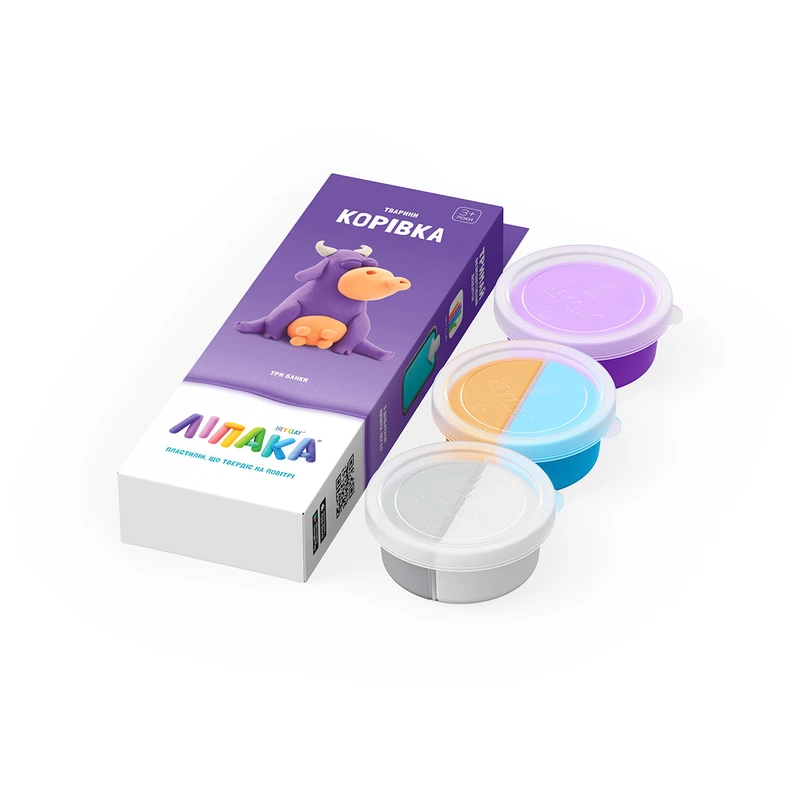 Набір пластиліну, що самостійно твердіє, ЛІПАКА – КОРІВКА