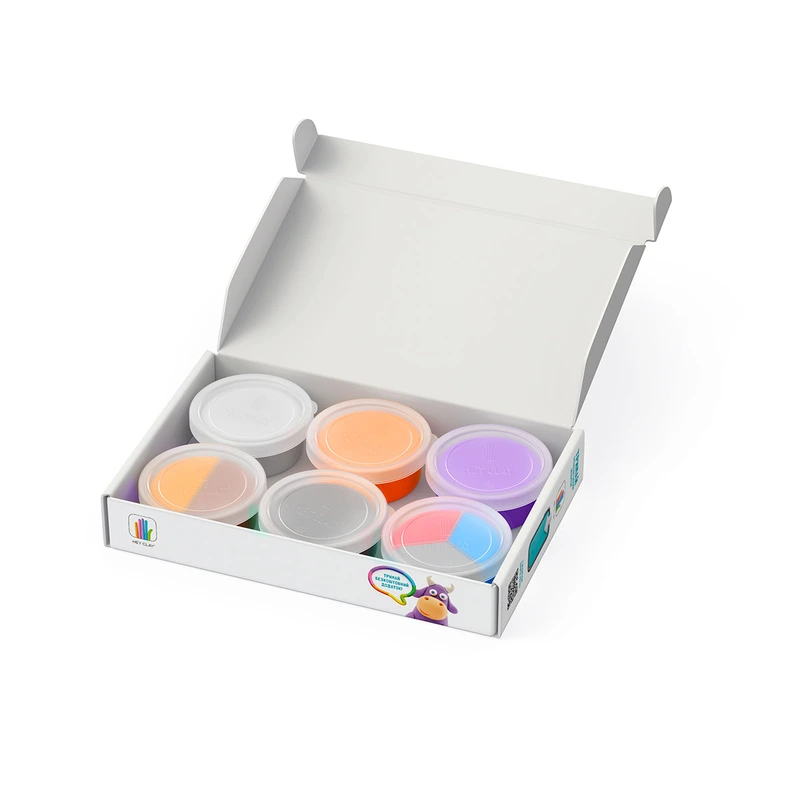 Набір пластиліну, що самостійно твердіє, ЛІПАКА – КОРІВКА, ПЕСИК, ВІВЦЯ