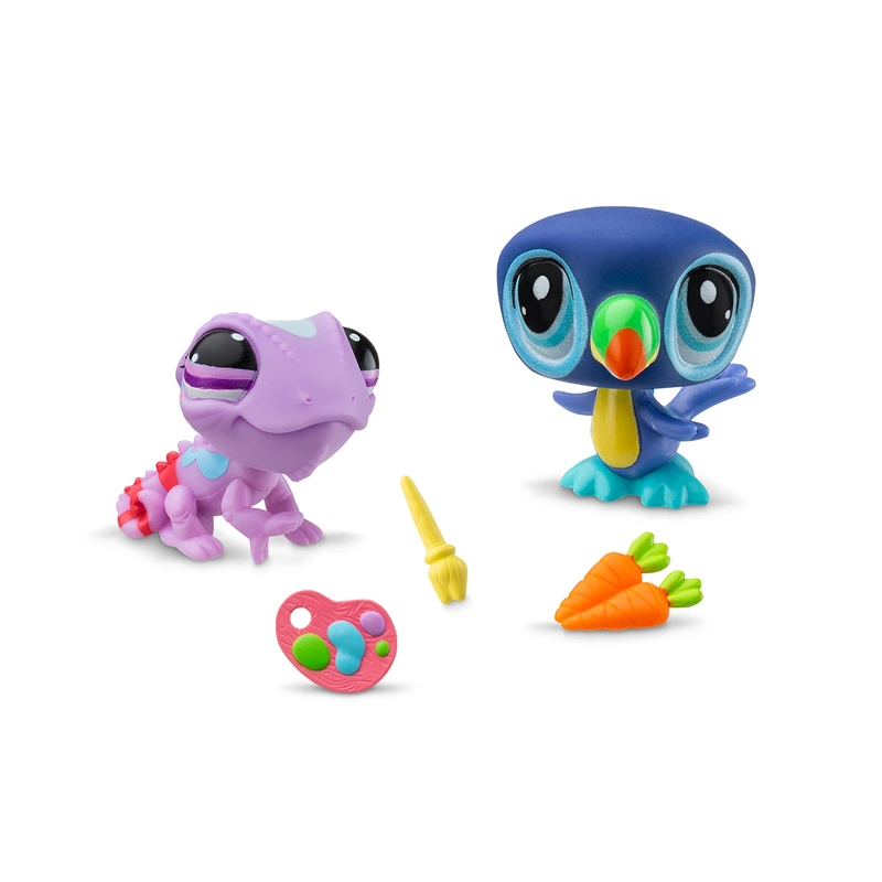 Ігровий набір LITTLEST PET SHOP – ДРУЗІ ПО МИСТЕЦТВУ (2 фігурки, аксес.)