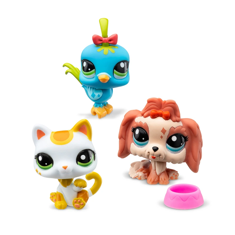 Ігровий набір LITTLEST PET SHOP – НАСТРІЙ МІСТА (3 фігурки, аксес.)