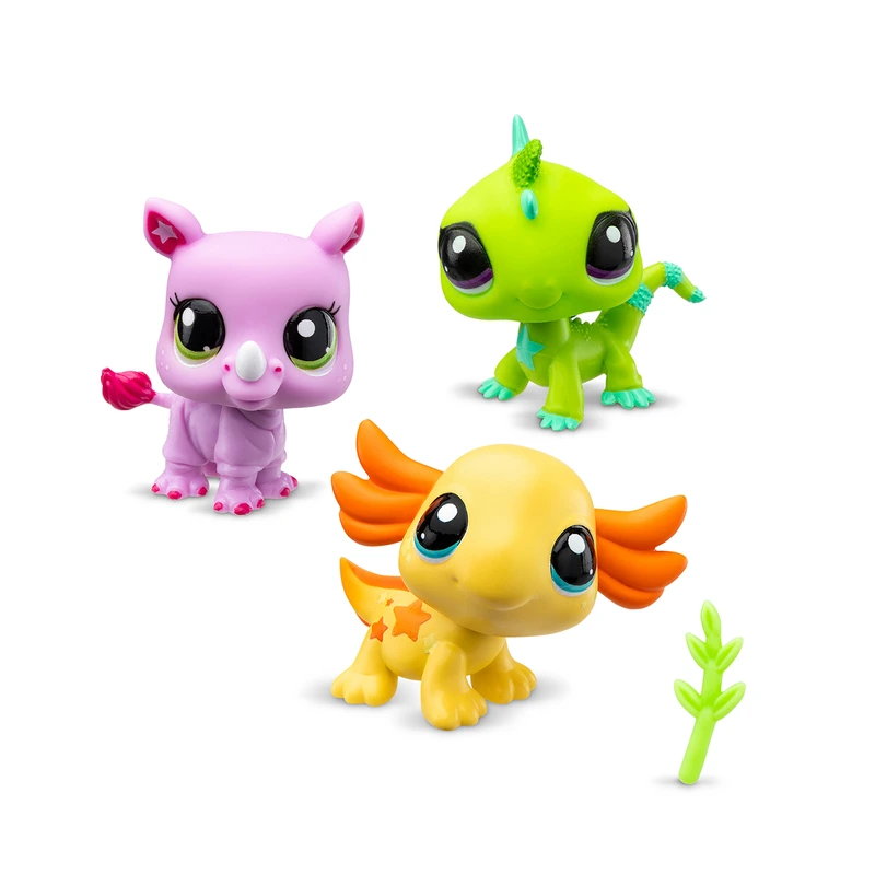 Ігровий набір LITTLEST PET SHOP – НАСТРІЙ ДИКОЇ ПРИРОДИ (3 фігурки, аксес.)