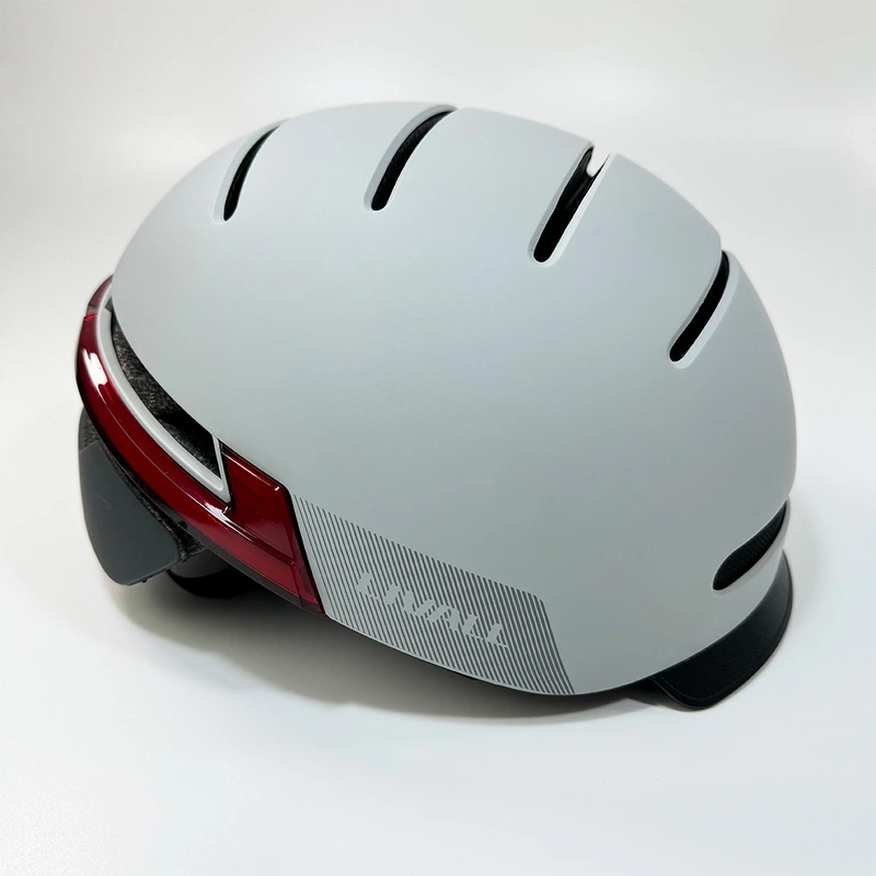 Захисний шолом Livall BH51M NEO (L) Sandstone Grey (57-61см), акустика, мікрофон, сигнали поворотів та стопів, додаток, пульт BR80, Bluetooth
