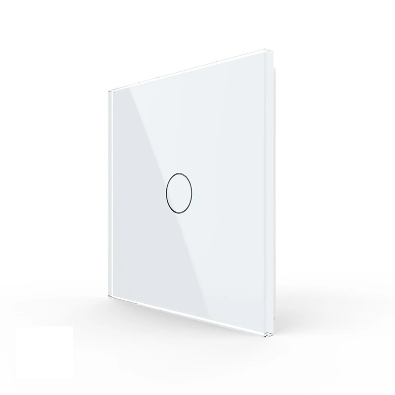 Бездротовий розумний сенсорний вимикач 1 сенсор Livolo білий скло (VL-XR007-W)